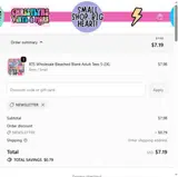 NEWSLETTER coupon verification screenshot