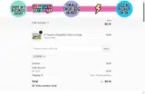 SHOP coupon verification screenshot