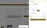 Christofle coupon verification screenshot