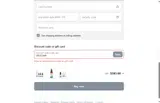WELCOME coupon verification screenshot