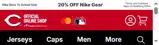 Cincinnati Reds coupon verification screenshot