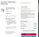Cincinnati Reds coupon verification screenshot