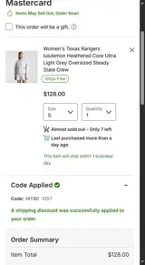 Cincinnati Reds coupon verification screenshot
