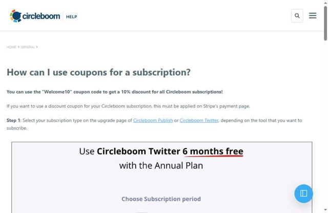 Circleboom checkout page showing Circleboom promo code box | Screenshot taken by SimplyCodes community member on May 20, 2025