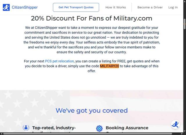 CitizenShipper checkout page showing CitizenShipper coupon code box | Screenshot taken by SimplyCodes community member on Jul 17, 2025