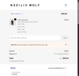 Citizen Wolf coupon verification screenshot
