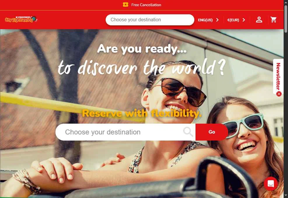 Verification screenshot for 10% Off Top Hopon Hopoff Destinations (Bus) at City Sightseeing - 2mo ago