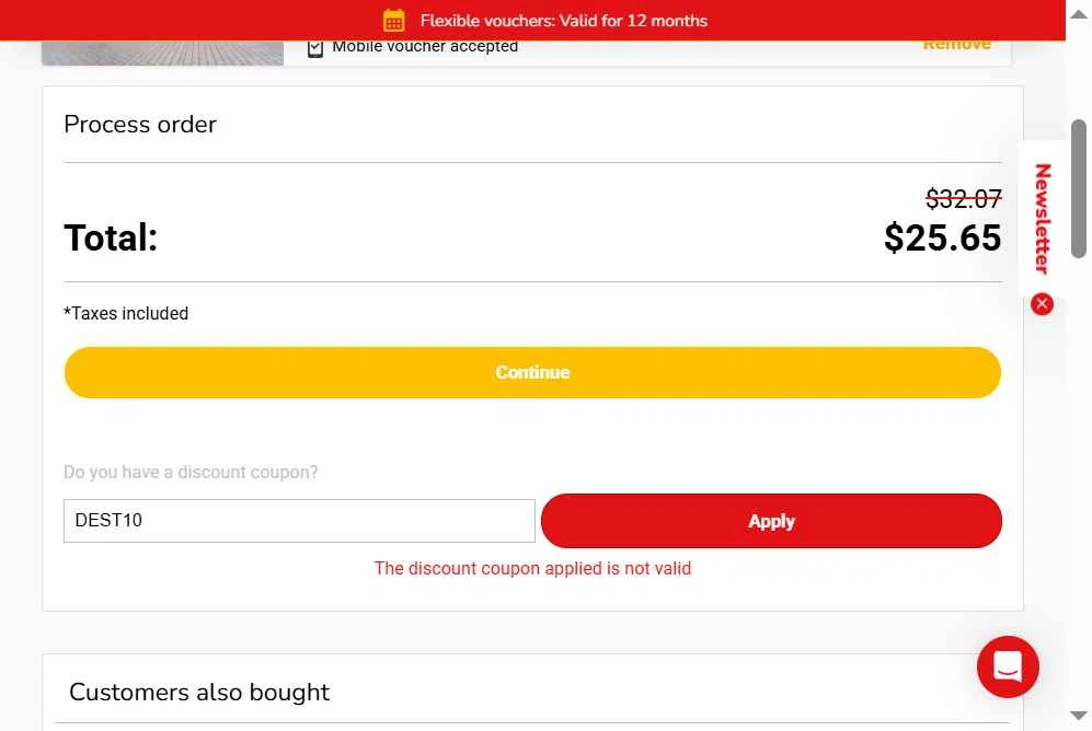 Verification screenshot for 28% Off Hop-on Hop-off Berlin at City Sightseeing - 5mo ago