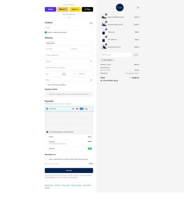 Civant checkout page showing Civant discount code box | Screenshot taken by SimplyCodes community member on Aug 30, 2025