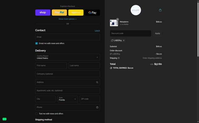 Civant checkout page showing Civant discount code box | Screenshot taken by SimplyCodes community member on Aug 29, 2025
