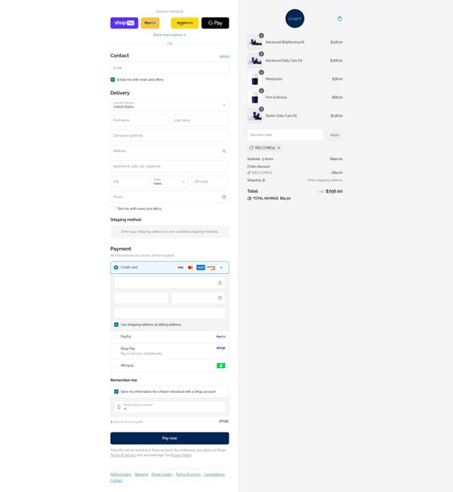 Civant checkout page showing Civant discount code box | Screenshot taken by SimplyCodes community member on Aug 26, 2025