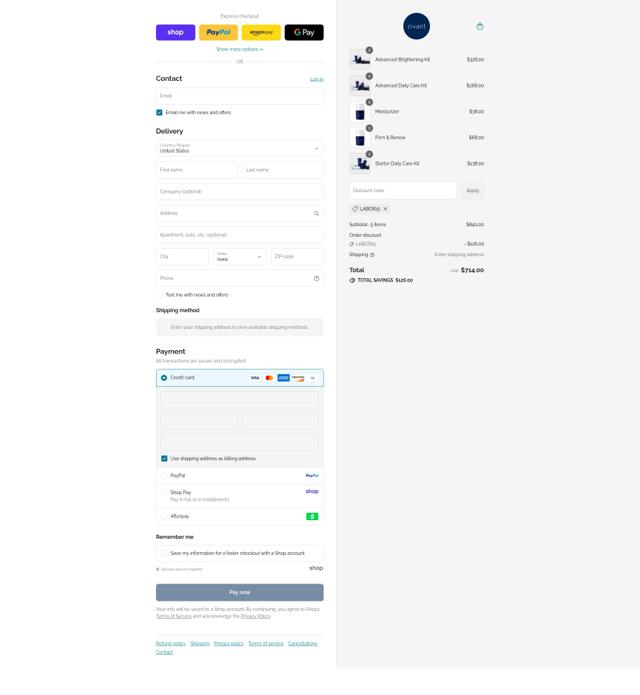 Civant checkout page showing Civant discount code box | Screenshot taken by SimplyCodes community member on Aug 30, 2025