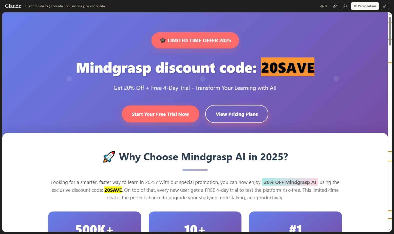 Claude.ai checkout page showing Claude.ai promo code box | Screenshot taken by SimplyCodes community member on Sep 5, 2025