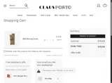 Claus Porto coupon verification screenshot