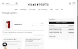Claus Porto coupon verification screenshot