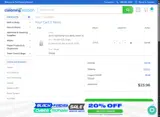TCS20 coupon verification screenshot