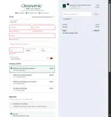 Cleanomic coupon verification screenshot