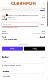 TOPCLEARSKNX coupon verification screenshot