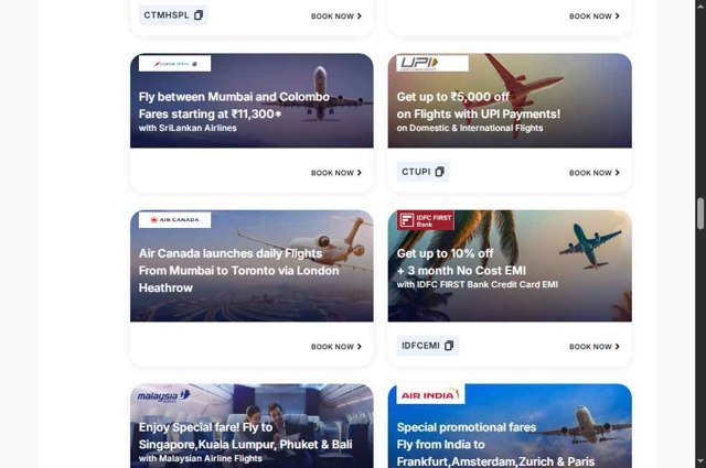 Cleartrip checkout page showing Cleartrip coupon code box | Screenshot taken by SimplyCodes community member on Sep 7, 2025