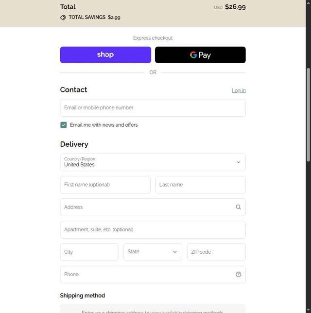 Cleo and Coco checkout page showing Cleo and Coco promo code box | Screenshot taken by SimplyCodes community member on Sep 7, 2025