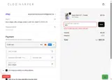 Cleo Harper coupon verification screenshot