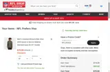 Cleveland Browns coupon verification screenshot