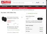 Cleveland Browns coupon verification screenshot
