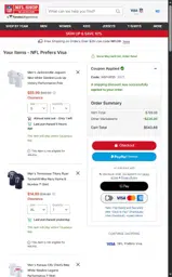 NSFH655 coupon verification screenshot