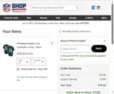 Cleveland Browns coupon verification screenshot