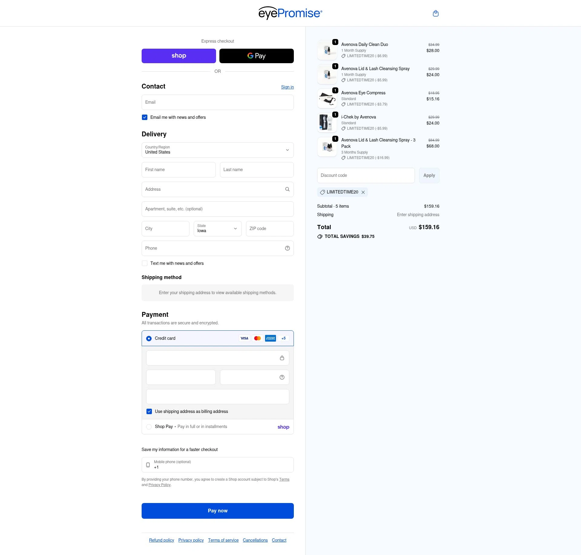 Cliradex checkout page showing Cliradex coupon code box | Screenshot taken by SimplyCodes community member on Feb 14, 2026