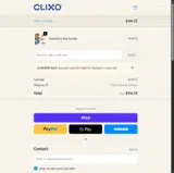 CLIXOSPECIAL15 coupon verification screenshot