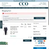 SALE15 coupon verification screenshot