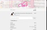 WELCOME10 coupon verification screenshot