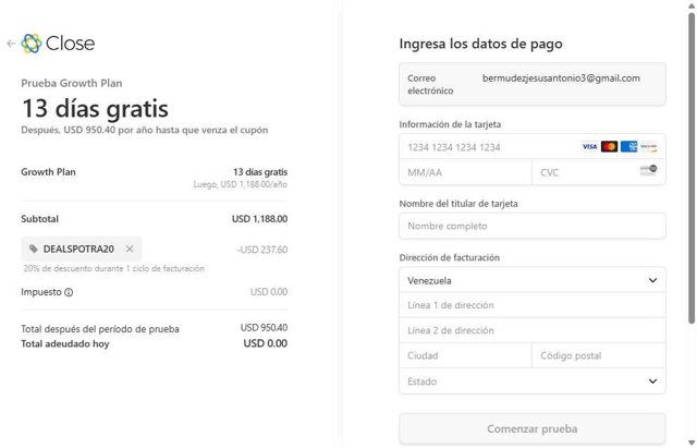 Close checkout page showing Close promo code box | Screenshot taken by SimplyCodes community member on May 27, 2025