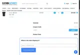 Clothing Authority coupon verification screenshot