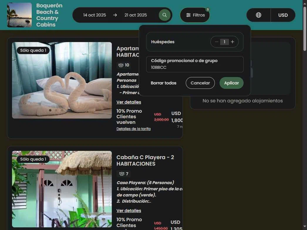 Cloudbeds checkout page showing Cloudbeds promo code box | Screenshot taken by SimplyCodes community member on Sep 4, 2025