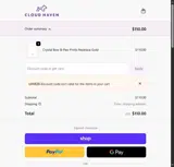 Cloud Haven coupon verification screenshot