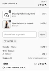 Clubhouse Supplements coupon verification screenshot