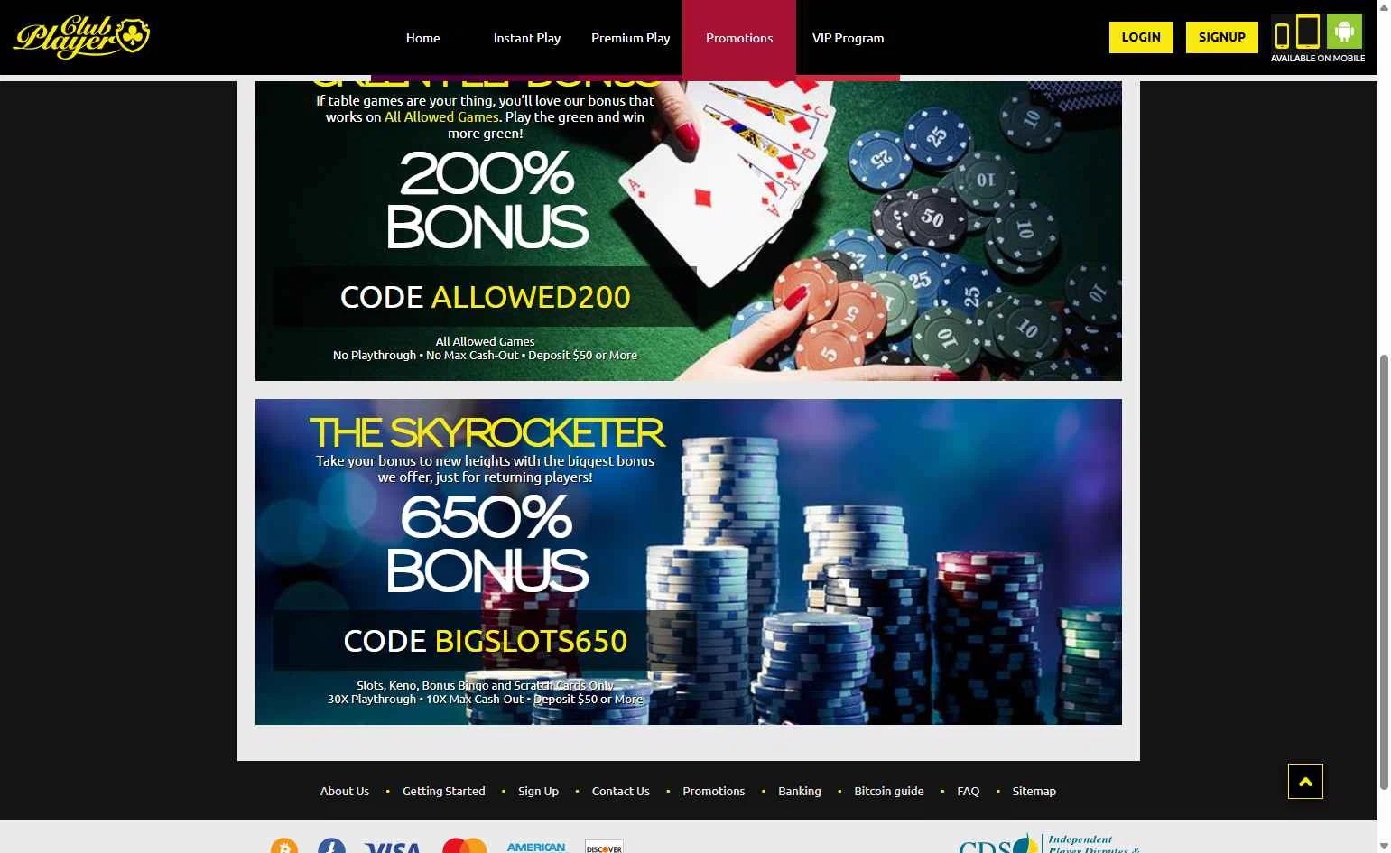 Club Player Casino checkout page showing Club Player Casino coupon code box | Screenshot taken by SimplyCodes community member on Jul 7, 2025