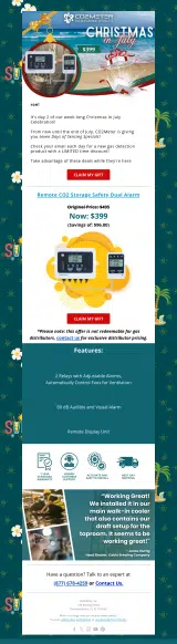 CO2 Meter coupon verification screenshot