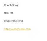BROOK10 coupon verification screenshot