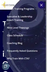 Coach Training Alliance coupon verification screenshot