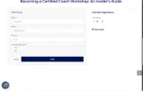 Coach Training Alliance coupon verification screenshot