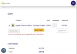 Coach Training Alliance coupon verification screenshot