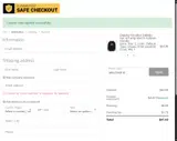 WELCOME10 coupon verification screenshot