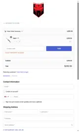 CobraTec Knives coupon verification screenshot