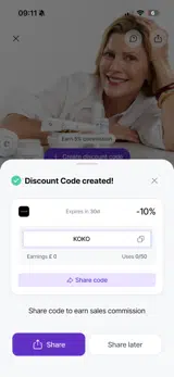 Cocunat Store coupon verification screenshot