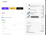 Cocunat Store coupon verification screenshot