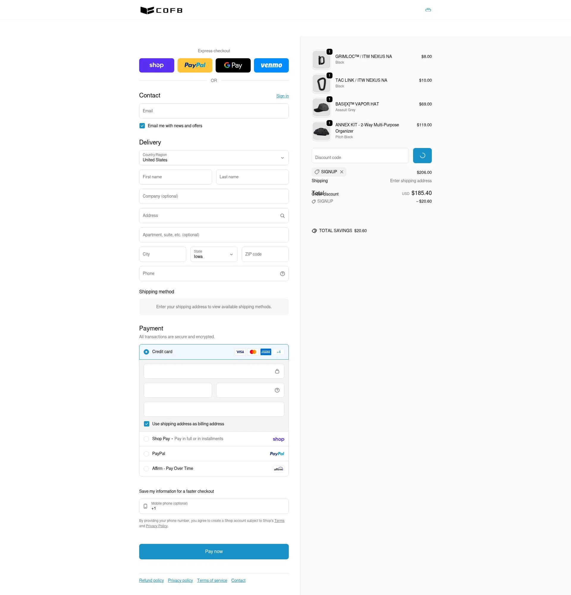 CODEOFBELL checkout page showing CODEOFBELL discount code box | Screenshot taken by SimplyCodes community member on Feb 3, 2026