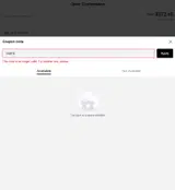 OVF5 coupon verification screenshot